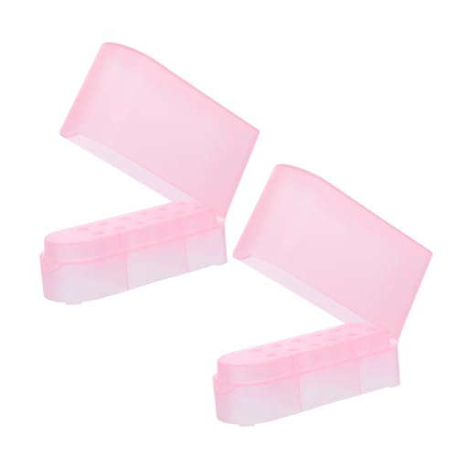 PENIKOKO 2 Stück Maniküre Werkzeug Aufbewahrungsbox Transparent Langlebiger Nagelbohrer Bits Halter Multifunktional für Nagelpflege und Heimgebrauch Klare Sicht Vielseitiger Organizer PENIKOKO 2 Stück Maniküre Werkzeug Aufbewahrungsbox Transparent Langlebiger Nagelbohrer Bits Halter Multifunktional für Nagelpflege und Heimgebrauch Klare Sicht Vielseitiger Organizer von PENIKOKO