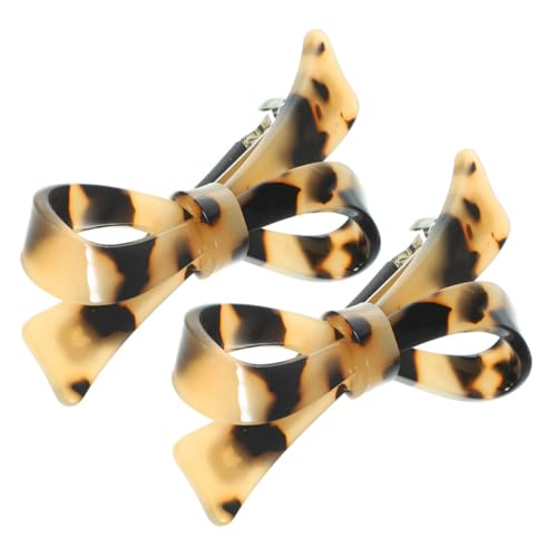 PENIKOKO 2 Stück Minimalistische Haarschleifen Haarklammern aus Acetat Federleichte Robuste Haarspangen für Damen mit Dickem Haar Eleganter Retro stil Fester Sitz für Pferdeschwanz und von PENIKOKO