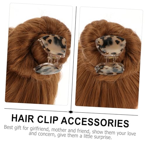 PENIKOKO 2 Stück Modische Katzenohr haarklammern aus Acetat Rutschfeste Haarkralle für Damen Französischer Vintage stil Stilvolle Haarspangen für Dünnes Dickes Haar Geeignet für Party und von PENIKOKO