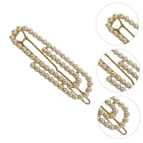 PENIKOKO 2 Stück Perlen Haarspangen French Style Haarklammern Haarnadeln für Damen und Mädchen Kreative Büroklammerförmige Haarschmuck Accessoires Haltend Haarbeschädigung Perfektes zum PENIKOKO 2 Stück Perlen Haarspangen French Style Haarklammern Haarnadeln für Damen und Mädchen Kreative Büroklammerförmige Haarschmuck Accessoires Haltend Haarbeschädigung Perfektes zum von PENIKOKO