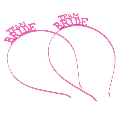 PENIKOKO 2 Stück Teiliges Braut Stirnband Rosé Feiner Haarschmuck für Hochzeit Party und Brautaccessoire Zartes Design für Charmantes Klassisches Styling von PENIKOKO