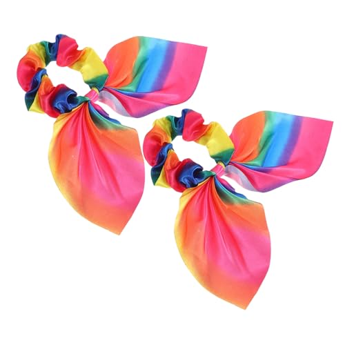 PENIKOKO 2 Stück Teiliges Regenbogen Haarband mit Hasenohren Elastische Haargummis für und Mädchen Stylisches Haaraccessoire für PENIKOKO 2 Stück Teiliges Regenbogen Haarband mit Hasenohren Elastische Haargummis für und Mädchen Stylisches Haaraccessoire für von PENIKOKO