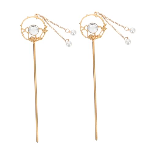 PENIKOKO 2 Stück Vintage Tassel Hair Chopsticks Teiliges Chinesische Haarnadeln Haarschmuck für Frauen Hochzeit Banquet Alltag PENIKOKO 2 Stück Vintage Tassel Hair Chopsticks Teiliges Chinesische Haarnadeln Haarschmuck für Frauen Hochzeit Banquet Alltag von PENIKOKO