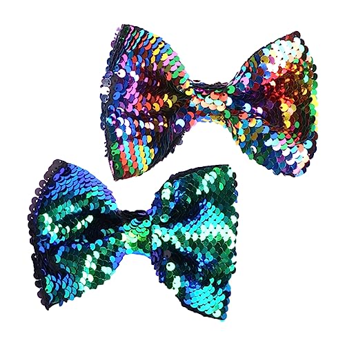 PENIKOKO 2 Stücke Pailletten Schleife Knoten Haarspange Dekorativer Haarschmuck für Mädchen Einfache Anwendung Glitzernde Haarclips für Kinder Einsetzbar PENIKOKO 2 Stücke Pailletten Schleife Knoten Haarspange Dekorativer Haarschmuck für Mädchen Einfache Anwendung Glitzernde Haarclips für Kinder Einsetzbar von PENIKOKO