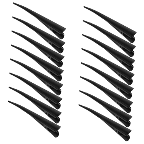 PENIKOKO 20 Stück Haarspangen Duckbill Metall Haarklammern Schwarz Damen Alligator Clips für Styling DIY Frisuren Party Events Haar Schmuck Zubehör von PENIKOKO
