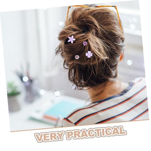 PENIKOKO 20 Stück Teiliges Kleine Blumen Haarspangen Süße Retro-inspirierte Mini-blumen-clips für Frauen und Mädchen Starker Griff für Stirnfransen und Zöpfe Vielseitige von PENIKOKO