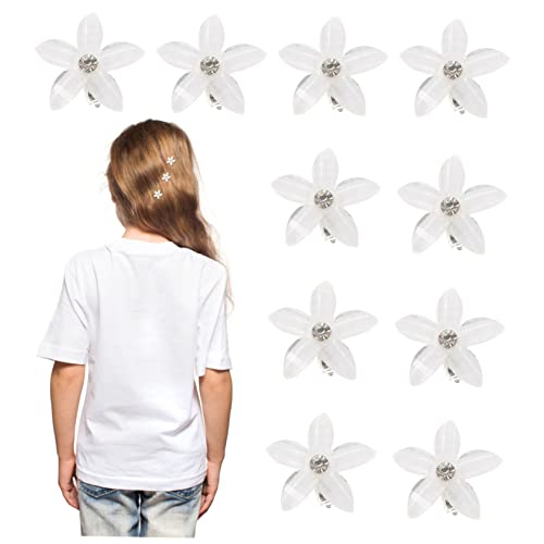 PENIKOKO 20stücke Mini-blumen-haarspangen Für Mädchen Strass-krallenklammern Dekorative Haarspangen Mit Blumen Für Haare Haarschmuck Für Kleinkinder Und Junge Mädchen von PENIKOKO