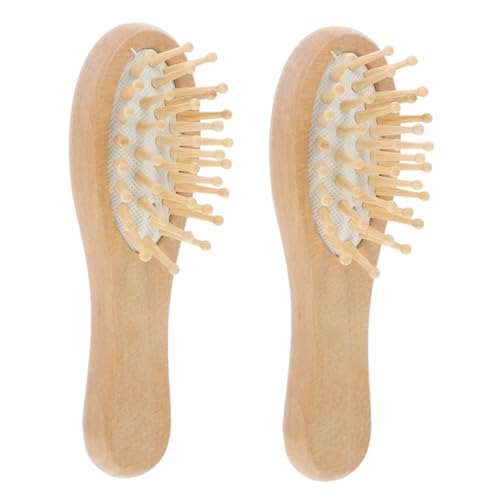 PENIKOKO 2stücke Holz-haarbürste Tragbare Massagebürste Für Kopfhautpflege Mini-kamm Aus Nussbaumholz Sanft Zu Haaren Für Damen Herren Und Junge Mädchen PENIKOKO 2stücke Holz-haarbürste Tragbare Massagebürste Für Kopfhautpflege Mini-kamm Aus Nussbaumholz Sanft Zu Haaren Für Damen Herren Und Junge Mädchen von PENIKOKO