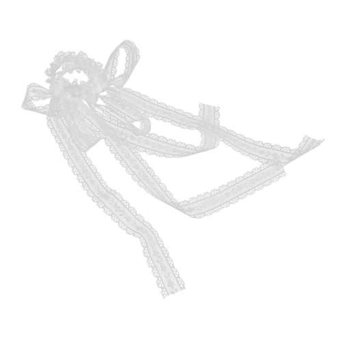 PENIKOKO 2stücke Haargummis Mit Spitzen-design Elastische Haarbänder Für Mädchen Vielseitige Haarschleifen Für Verschiedene Anlässe Eleganter Haarschmuck Für Altersgruppen von PENIKOKO