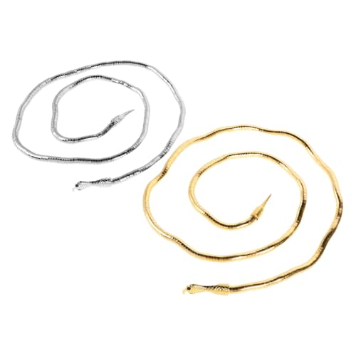 PENIKOKO 2stücke Schlange Haarschmuck Choker Für Mädchen Verstellbare Haar Ketten Modeschmuck Haar Zubehör Stirnband Mit Schlange Motiv Für Damen von PENIKOKO