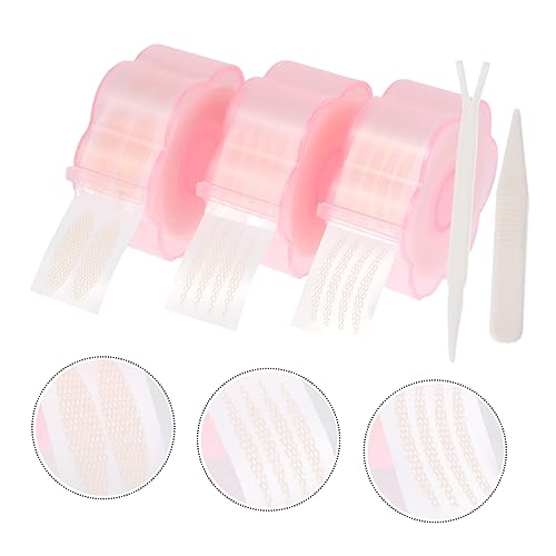 PENIKOKO 3 Rollen Mesh Spitzen Double Eyelid Tape Unsichtbar Leichte Augenlidstreifen Selbstklebend Natürliche Doppelte Augenlid Pads für Schlupflider Dünn Atmungsaktiv für Frauen und von PENIKOKO