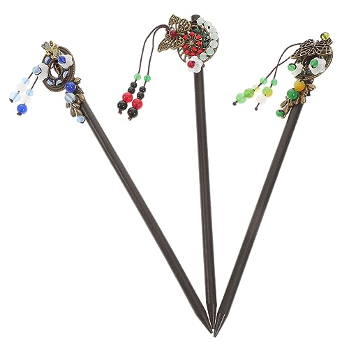 PENIKOKO 3 Stück Haarspangen Langlebige Handgefertigte Haarnadeln im Ethnischen Stil Vielseitig Einsetzbar Geeignet für Alltag und Besondere Anlässe Haarschmuck für Damen von PENIKOKO