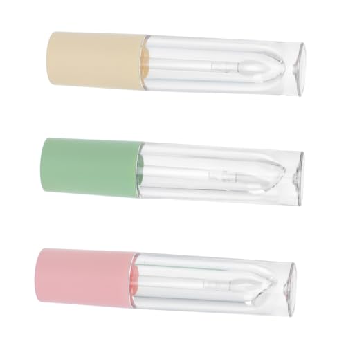 PENIKOKO 3 Stück Nachfüllbare Kosmetikflaschen Lippenbalsam Tuben Transparente Lip Gloss Behälter Leicht und Praktisch für Reisen und Alltag Zufällige Farbe Zufällige Farbe von PENIKOKO