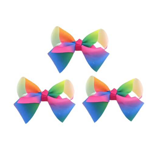 PENIKOKO 3 Stück Teiliges Bunte Haarspangen mit Farbverlauf Modische Haarklammern für Mädchen Langlebig Rutschfest Geeignet für Feines Haar bei Schule Party und Alltag von PENIKOKO