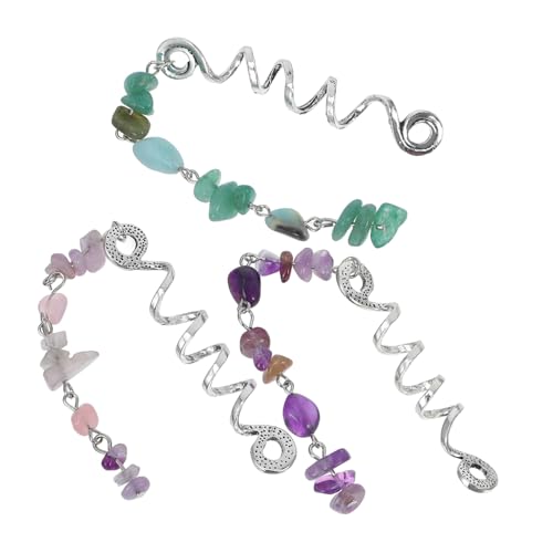 PENIKOKO 3 Stück Teiliges Dreadlocks Haarschmuck aus Legierung und Stein Vintage Tierkopf Design Langlebige Haar Manschetten für Zöpfe Einfache Anwendung und Fester Sitz für Frauen und PENIKOKO 3 Stück Teiliges Dreadlocks Haarschmuck aus Legierung und Stein Vintage Tierkopf Design Langlebige Haar Manschetten für Zöpfe Einfache Anwendung und Fester Sitz für Frauen und von PENIKOKO