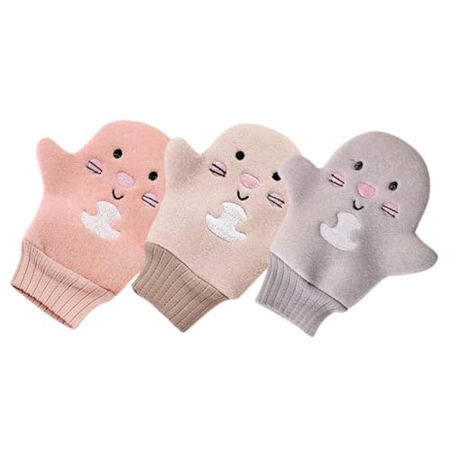 PENIKOKO 3 Stück Teiliges Peeling Handschuh für Körper Sanftes Wiederverwendbares Badetuch mit Cartoon Design Exfolierend Fördert Blutzirkulation Leicht und Kompakt für Zufällige Farbe PENIKOKO 3 Stück Teiliges Peeling Handschuh für Körper Sanftes Wiederverwendbares Badetuch mit Cartoon Design Exfolierend Fördert Blutzirkulation Leicht und Kompakt für Zufällige Farbe von PENIKOKO