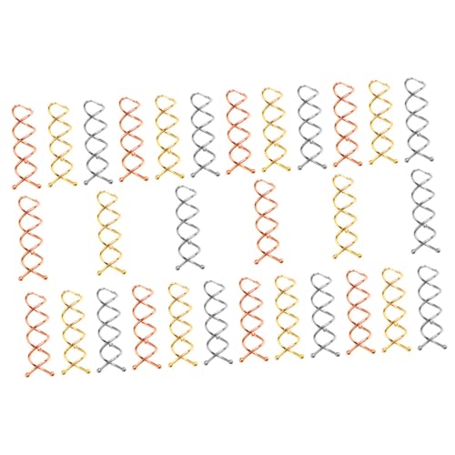 PENIKOKO 30 Stück Teiliges Spiral Haarnadeln in Gold Silber und Roségold Vielseitige Haarklammern für Damen und Mädchen Einfaches Styling für Dickes und Dünnes Haar für Alltag Party und von PENIKOKO