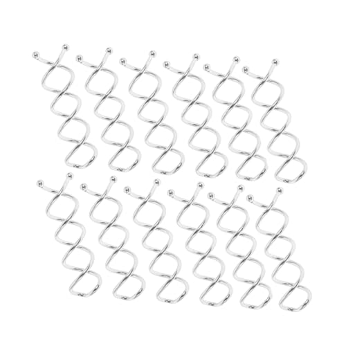 PENIKOKO 30 Stück Teiliges Spiralförmige Haarnadeln aus Metall mit Abgerundeten Spitzen Sanftes Styling für Haartypen für DIY Dutt-frisuren bei Frauen und Mädchen von PENIKOKO
