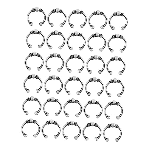 PENIKOKO 30stücke Haarflechtringe Für Zöpfe Diy Haarschmuck Für Frauen Und Herren Vielseitig Und Praktisch von PENIKOKO