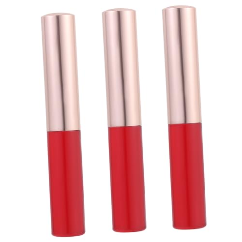 PENIKOKO 3stücke Silikon Lippenpinsel Mit Abdeckung Tragbare Runde Spitze Für Präzise Lippenstift Und Concealer-anwendung Make-up Zubehör Für Damen von PENIKOKO