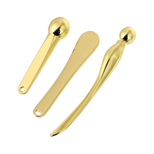 PENIKOKO 3stücke Teiliges Aus Zinklegierung Augenmassage-sticks Und Augencreme-löffel Effizientes Werkzeug Zur Reduzierung Von Augenringen Hautstraffung Praktisch Für Anwendung Von von PENIKOKO