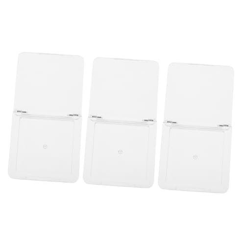 PENIKOKO 3stücke Teiliges Leere Transparente Quadratische Makeup-box Für Highlighter Lidschatten Und Concealer Für Kosmetikpalette Platzsparend Tragbar Vielseitige Aufbewahrungslösung von PENIKOKO