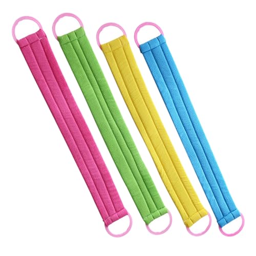 PENIKOKO 4 STÜCKE Langer Rückenschrubber Peeling handtuch zur Körpermassage Starkes Peeling Sanfte Massage Reichhaltiger Schaum Hautschonend für Beine Rücken Badezimmer Zufällige Farbe PENIKOKO 4 STÜCKE Langer Rückenschrubber Peeling handtuch zur Körpermassage Starkes Peeling Sanfte Massage Reichhaltiger Schaum Hautschonend für Beine Rücken Badezimmer Zufällige Farbe von PENIKOKO