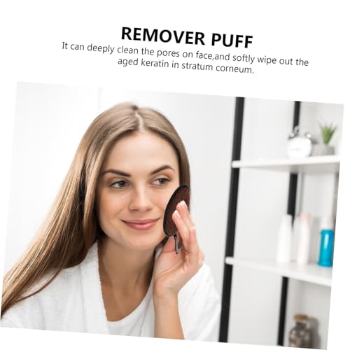 PENIKOKO 4 STÜCKE Waschbare Puderquasten für Damen Weiche Makeup Schwämme aus Mikrofaser Sanfte Gesichtsreinigung Wiederverwendbare Makeup Entferner Pads Hautfreundlich und Porentief von PENIKOKO