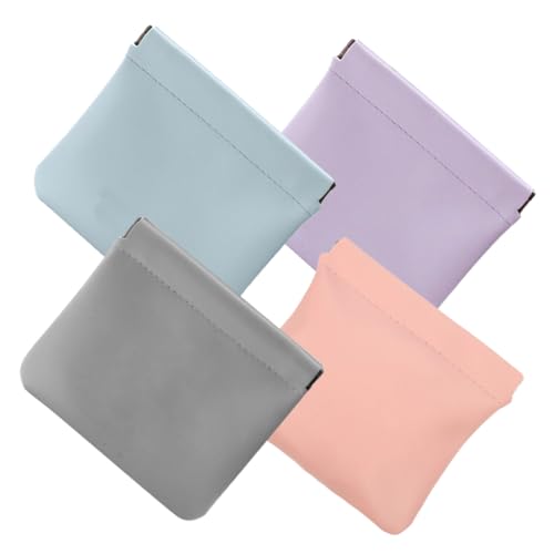 PENIKOKO 4 Stck Selbstschließende Kosmetiktasche Wasserabweisende PU Make Up Tasche Kompakt Tragbar Organizer für Damen für Reisen Sicherer Verschluss Vielseitige Aufbewahrung PENIKOKO 4 Stck Selbstschließende Kosmetiktasche Wasserabweisende PU Make Up Tasche Kompakt Tragbar Organizer für Damen für Reisen Sicherer Verschluss Vielseitige Aufbewahrung von PENIKOKO