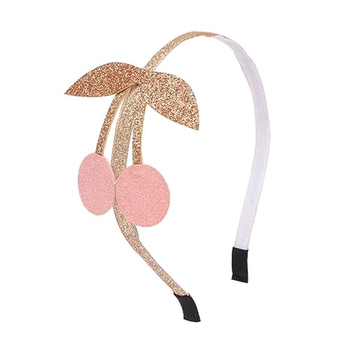 PENIKOKO 4 Stück Haarreifen mit Kirsch und Stern Design Leichte Party Haarbänder Rutschfest für Performance Bunte Farbmischung Geeignet für Cosplay und Feierlichkeiten Zufällige Farbe von PENIKOKO