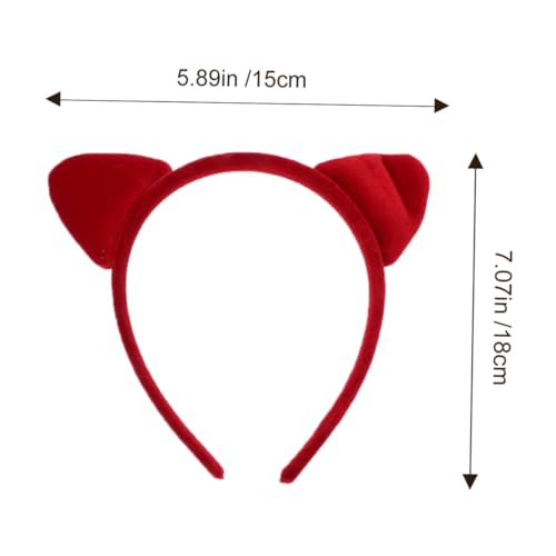 PENIKOKO 4 Stück Leopard Katzenohren Haarband Teiliges Leichtes Bequemes Stirnband mit Lustigen Tierohren für Party Kostüm Mottoparty und Festival Modisches Haaraccessoire für Damen und von PENIKOKO