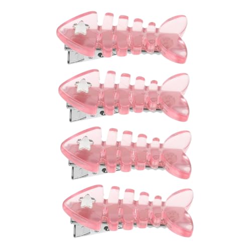 PENIKOKO 4 Stück Teiliges Kleine Haarspangen für Dünnes Haar Süße Haarklammern mit Entenschnabel Design Sicherer für Teenager Mädchen und Verschiedene Frisuren von PENIKOKO