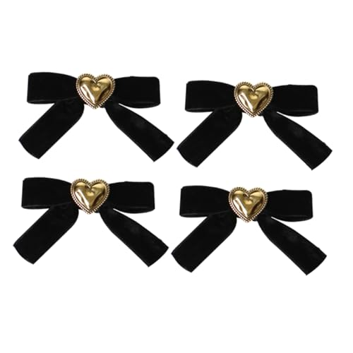 PENIKOKO 4 Stück Teiliges Samt Herz Haarklammern Haarschmuck Damen Rutsch Haarspangen Stilvolle Haarklammern für Hochzeit Alltag und Freizeit PENIKOKO 4 Stück Teiliges Samt Herz Haarklammern Haarschmuck Damen Rutsch Haarspangen Stilvolle Haarklammern für Hochzeit Alltag und Freizeit von PENIKOKO