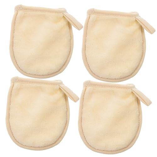 PENIKOKO 4stücke Gesichtsreinigungshandschuhe Make-up Entferner Schwamm Kosmetische Puder Reinigung Handschuhe Weiß Waschbar Wiederverwendbar Putzhandschuhe Für Make-up Entfernung Und PENIKOKO 4stücke Gesichtsreinigungshandschuhe Make-up Entferner Schwamm Kosmetische Puder Reinigung Handschuhe Weiß Waschbar Wiederverwendbar Putzhandschuhe Für Make-up Entfernung Und von PENIKOKO