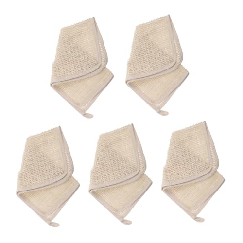 PENIKOKO 5 Stück Teiliges Körper Peeling Handtuch mit Reichhaltigem Schaum Praktischer Rückenschrubber für Dusche und Bad Hautfreundlich Komfortabel Fördert Durchblutung und PENIKOKO 5 Stück Teiliges Körper Peeling Handtuch mit Reichhaltigem Schaum Praktischer Rückenschrubber für Dusche und Bad Hautfreundlich Komfortabel Fördert Durchblutung und von PENIKOKO