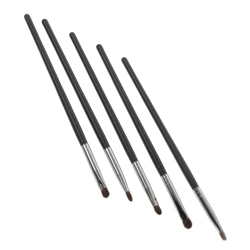 PENIKOKO 5 Stück Teiliges Lidschatten Pinselset aus Weichem Pferdehaar Leichter Make Up Pinsel für Präzises Auftragen Tragbar und Vielseitig für Professionelle und Private Anwendung für von PENIKOKO