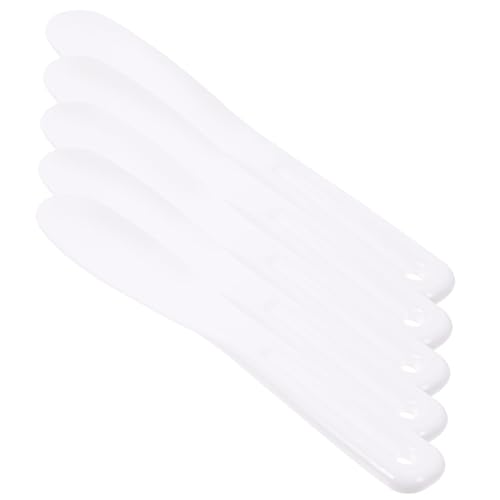 PENIKOKO 5 Stück Teiliges Silikonbasierte Kosmetikspatel Makeup Spatel Gesichtscreme Löffel für Präzises Auftragen und Mischen Kompakt Reisefreundlich für Hautpflege und DIY Masken von PENIKOKO