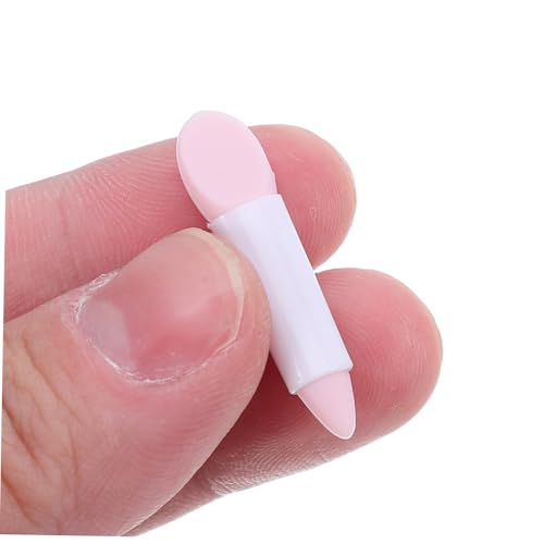 PENIKOKO 50stücke Silikon-peeling-lippenpinsel Und Lidschatten Wiederverwendbare Applikatorpinsel Für Cremige Oder Flüssige Lidschatten Und Lippenmasken Mit Glitzer-technologie Für von PENIKOKO