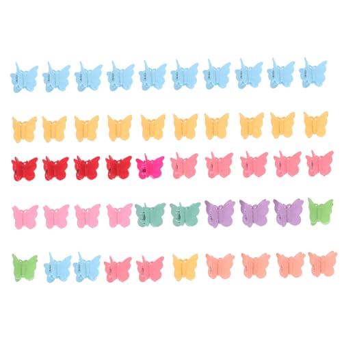 PENIKOKO 50 Stück Teiliges Schmetterling Haarspangen für Damen und Mädchen Kleine Robuste Haarklammern in Mattem Farbton Modische Haar accessoires für Alltag und Besondere Anlässe PENIKOKO 50 Stück Teiliges Schmetterling Haarspangen für Damen und Mädchen Kleine Robuste Haarklammern in Mattem Farbton Modische Haar accessoires für Alltag und Besondere Anlässe von PENIKOKO