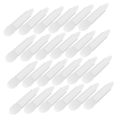 PENIKOKO 50stücke Silikon Lippenpinsel Maskenapplikator Glitzer Lidschatten Applikator Silikon Pinsel Make-up Werkzeug Transparent von PENIKOKO