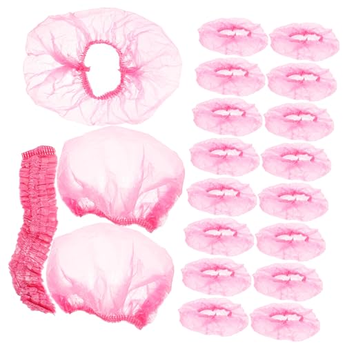 PENIKOKO 500 Stück Große Wasserdichte Duschhauben Damen Elastisch Einweg Haarschutzkappen Geeignet für Spa Salon Hotel Reise und Geflochtene Haare von PENIKOKO