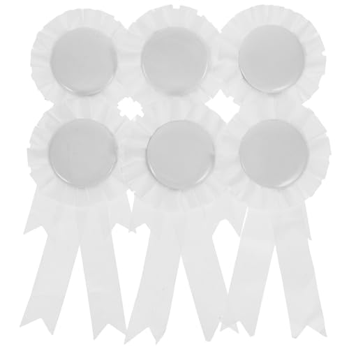PENIKOKO 6 Stück Abzeichen Und Korsage Abschlussbrosche Pin Abzeichen Brustblume Abzeichen Geburtstag Pin Brust Abzeichen Abschluss-abzeichen-stift Anzugbroschen Braut-abzeichen Weiß Stoff PENIKOKO 6 Stück Abzeichen Und Korsage Abschlussbrosche Pin Abzeichen Brustblume Abzeichen Geburtstag Pin Brust Abzeichen Abschluss-abzeichen-stift Anzugbroschen Braut-abzeichen Weiß Stoff von PENIKOKO