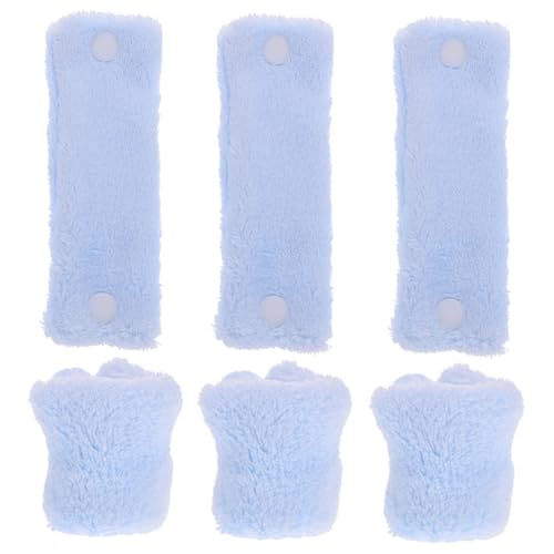 PENIKOKO 6 Stück Teiliges Fleece Haarwickler Hitze Flexible Leichte Lockenwickler für Schonendes Schlafstyling Rutschfestes Design für Voluminöse Natürliche Locken bei Frauen von PENIKOKO