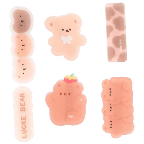 PENIKOKO 6 Stück Teiliges Haarklammer Cartoon Bär Design Langlebige Haarspangen für Frauen und Mädchen Haarschmuck Accessoires für Verschiedene Frisuren und Anlässe PENIKOKO 6 Stück Teiliges Haarklammer Cartoon Bär Design Langlebige Haarspangen für Frauen und Mädchen Haarschmuck Accessoires für Verschiedene Frisuren und Anlässe von PENIKOKO