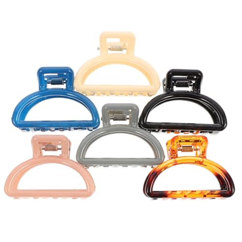 PENIKOKO 6 Stück Teiliges Kleine Halbrunde Haarklammern aus Robustem Material Haarspangen zum Fixieren und Stylen für Frauen und Mädchen Schonend für Haar Vielseitig für Alltag und Beauty von PENIKOKO