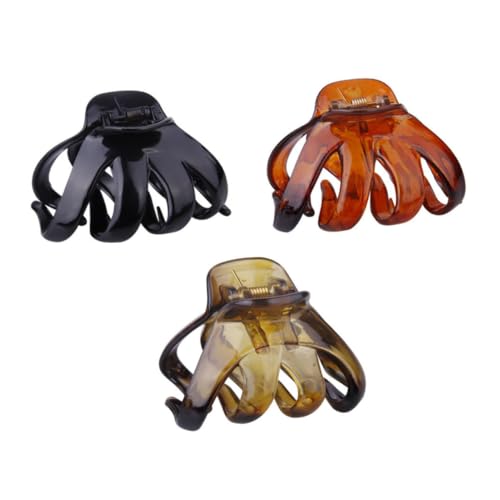 PENIKOKO 6 Stück Teiliges Octopus Haarspangen aus Langlebigem Kunststoff Großer Rutschfester Haarklammer für Dickes Dünnes Lockiges Haar Haarschmuck Clips für Frauen und Mädchen Vielseitig von PENIKOKO