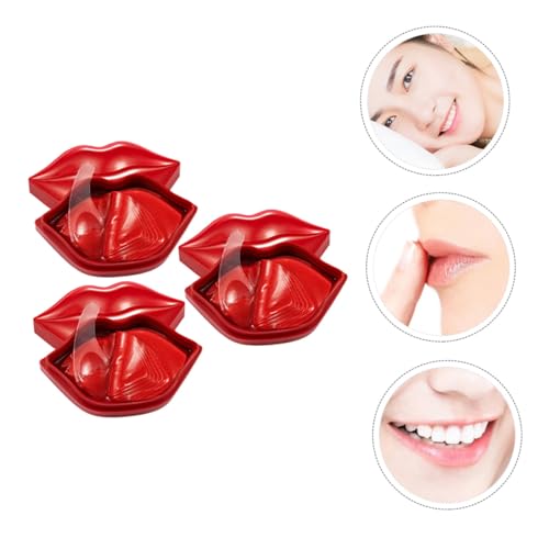 PENIKOKO 60 Stück Lip Pads Lippenpflege Patch mit Allantoin Feuchtigkeitsspendend und Nährend Sanfte Lippenmaske gegen Trockenheit Pflegend mit Kirschextrakt von PENIKOKO