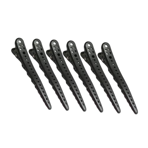 PENIKOKO 6 Stück Haarschnitt Zubehör Haarnadeln Langlebige Haarspangen Für Frauen Krallenform Schwarz Salonwerkzeuge Für Frisuren von PENIKOKO