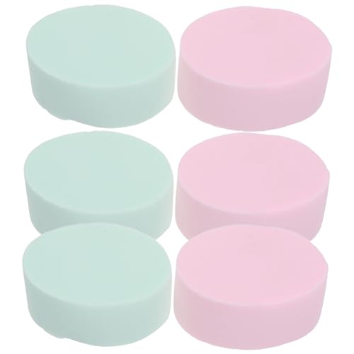PENIKOKO 6stücke Teiliger Kissen-puff Für Foundation Puder Und Concealer Ovale Form Für Gesichtskonturen Polyurethan Material Für Trockene Und Nasse Anwendung von PENIKOKO