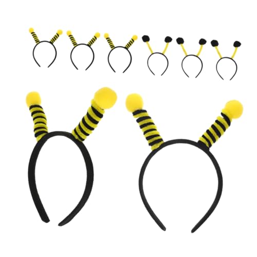 PENIKOKO 8 Stück Teiliges Bienen Fühler Haarreif Verstellbar Leicht Komfortabel Gelb Schwarz Insekten Antenne Stirnband für Karneval Mottoparty Cosplay Fotoshooting und Festtagsfeiern PENIKOKO 8 Stück Teiliges Bienen Fühler Haarreif Verstellbar Leicht Komfortabel Gelb Schwarz Insekten Antenne Stirnband für Karneval Mottoparty Cosplay Fotoshooting und Festtagsfeiern von PENIKOKO